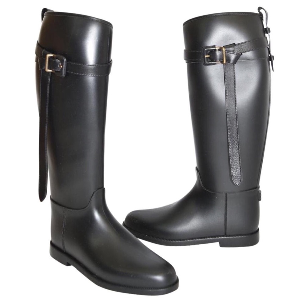 Burberry Roscot Riding Rain Boots